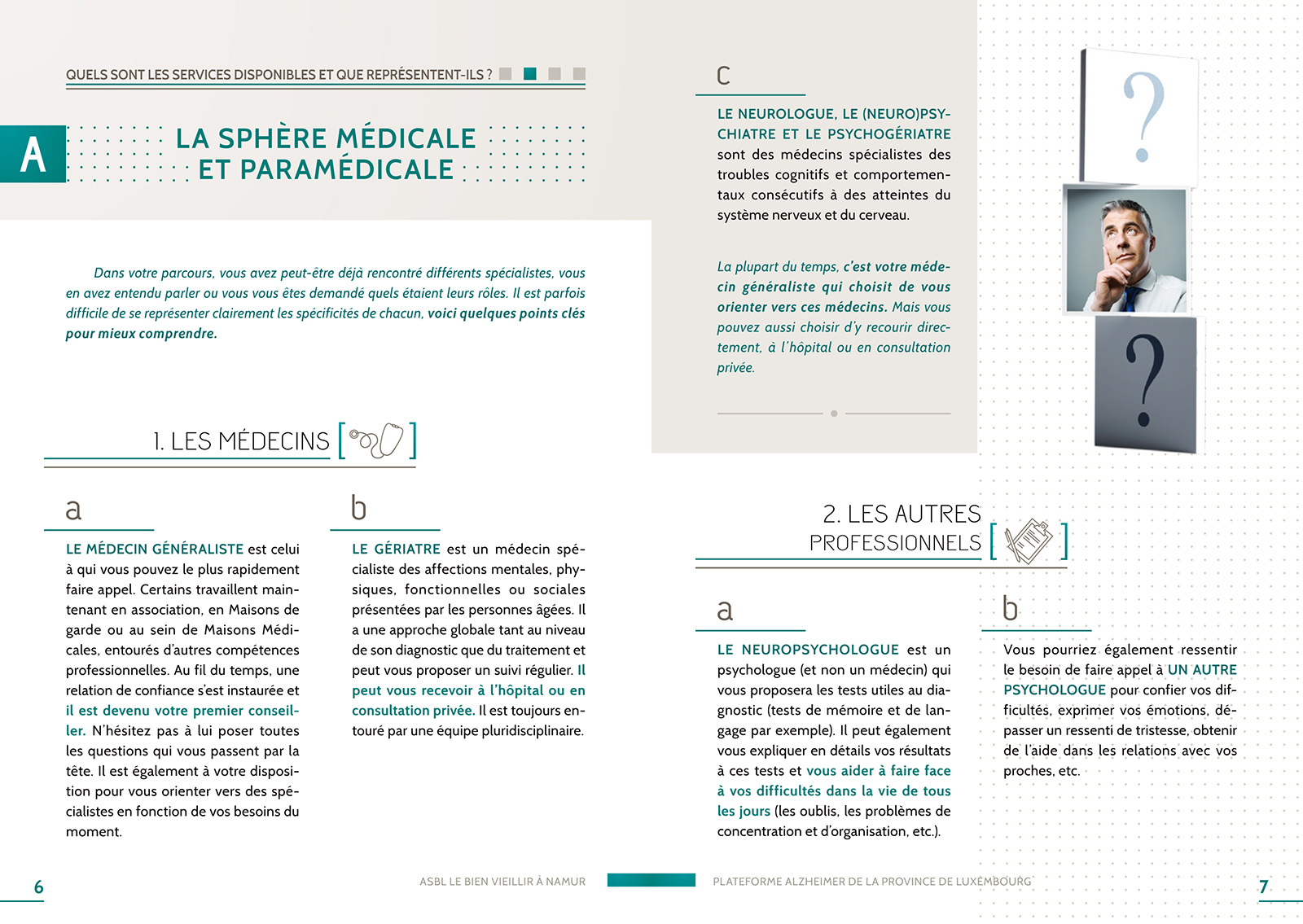 Page about medical and paramedical about Alzheimer's disease